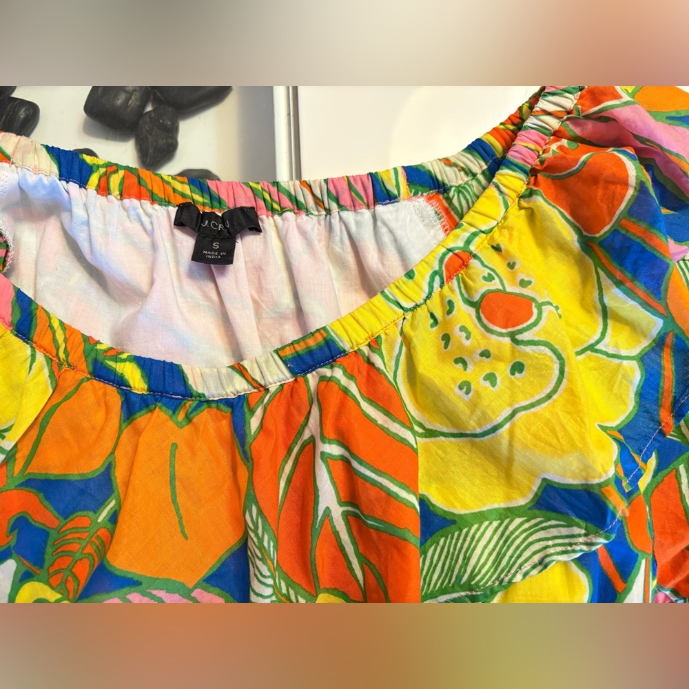 JCrew- Floral Multicolor Dress - Picture 6 of 11
